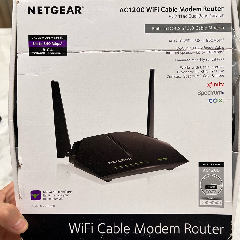 NetGear Wi-Fi Cable Modem Router